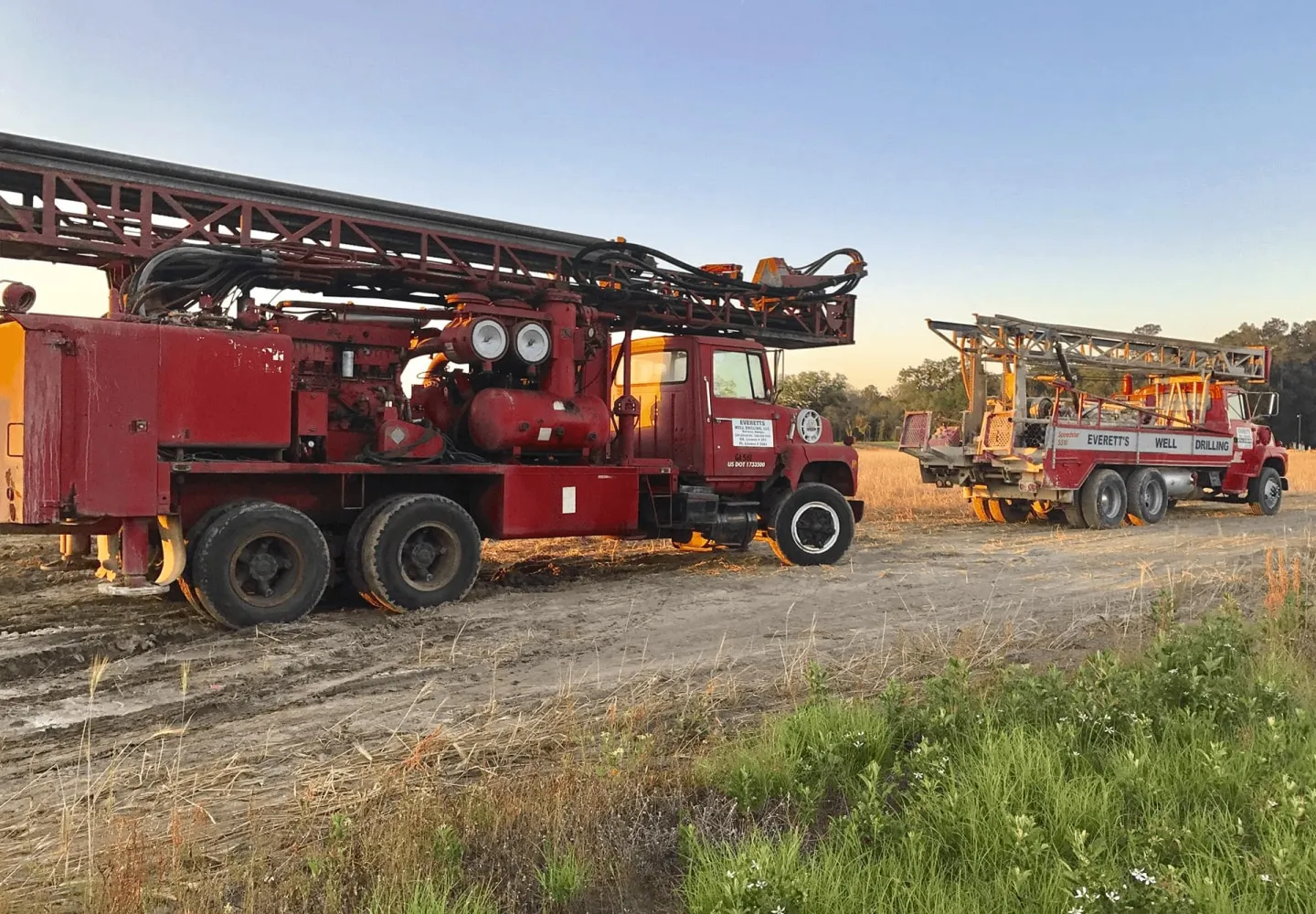 Wahlfield rig set up and casing going in on a West Michigan site.